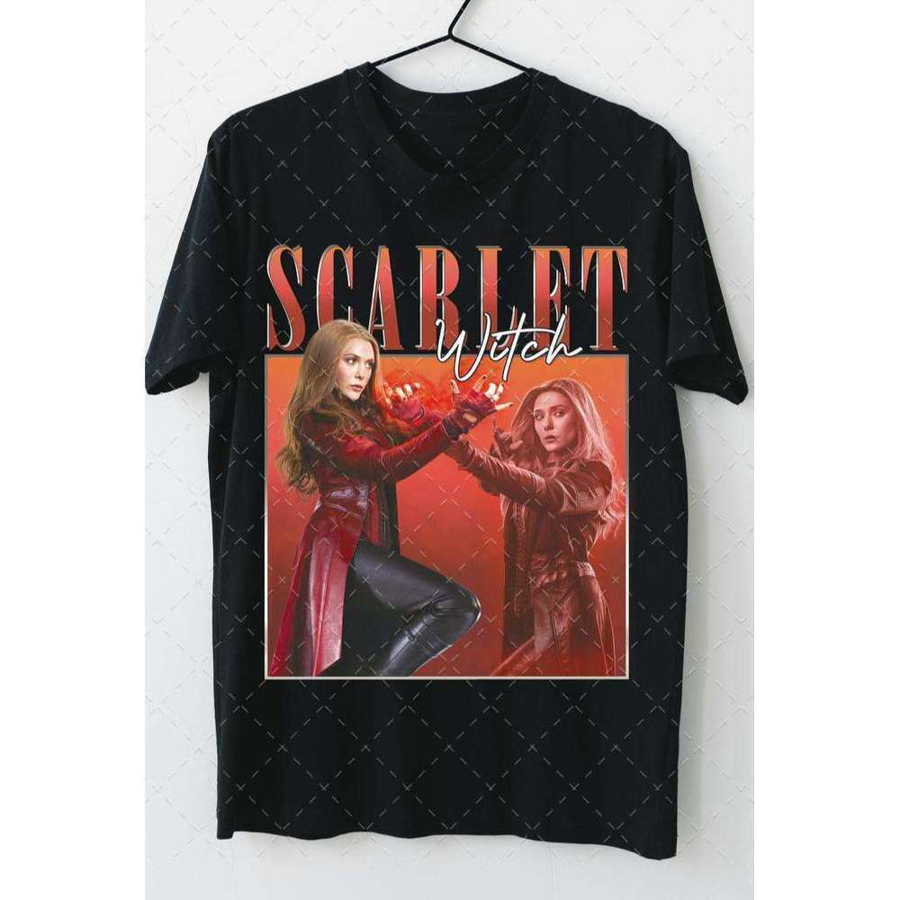 Scarlet Witch Wanda Maximoff WandaVision Marvel Magic Graphic T-Shirt